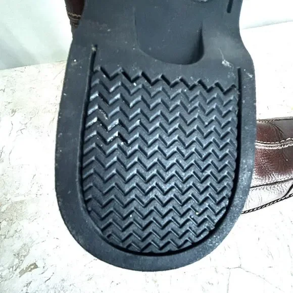 Johnston and Murphy Shoes Brown SHEEPSKIN Leather Sneaker Mens 10.5 Loafers - Picture 7 of 8